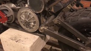 Самодельный мотоцикл с нуля, Homemade bike with fat wheels , часть 2