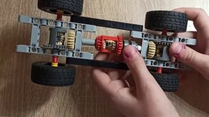 Как работает меж осевой дифференциал с блокировкой. LEGO Technic для начинающих