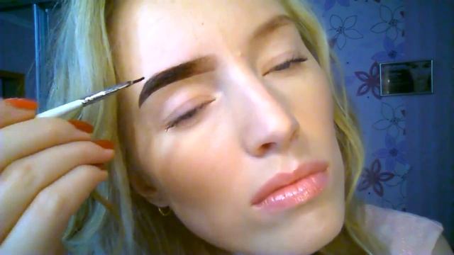 Биотатуаж бровей хной. Окрашивание бровей. смотреть онлайн