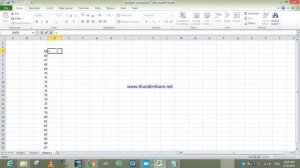 How to Fill Alphabets (A,B,C) in Excel.