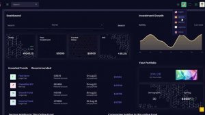 Investment Portfolio UI framework with Bootstrap 5