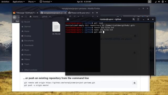 Cara (Upload) Push Project ke GitHub