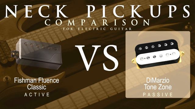 Fishman FLUENCE CLASSIC vs DiMarzio TONE ZONE - Neck Guitar Pickup Comparison Tone Demo смотреть онлайн