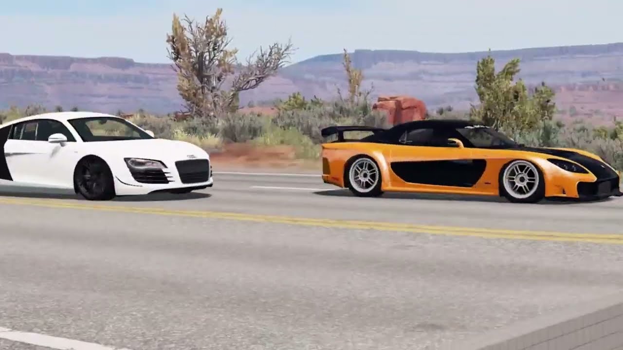 Автомобили против «лежачего полицейского» смотреть онлайн