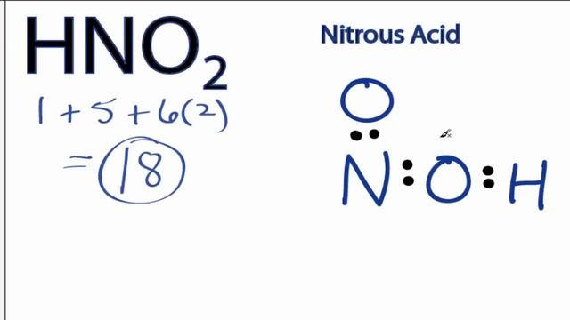 HNO2 Lewis Structure: How to Draw the Lewis Structure for Nitrous Acid смотреть онлайн