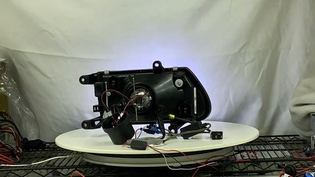 CrazyTheGod Rodeo MK2 00-02 Facelift SUV 3D/5D Guide LED Angel-Eye Projector Headlight BK for ISUZU смотреть онлайн