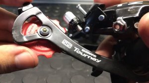 Підробка заднього перемикача Shimano RD TZ50