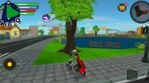 Zombie man Riding bicycle on Highway - Satisfying #naxeex #gameplay #game#stickman