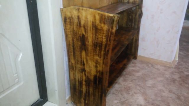 Как состарить дерево Полка под старину своими руками Резьба смотреть онлайн