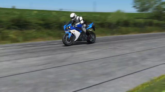 Yamaha YZF-R1 2008 vs Mercedes-Benz Vision EQ Silver Arrow at Tandragee смотреть онлайн