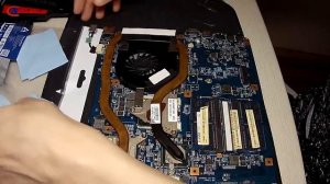 Часть 2. Чистка Ноутбук Acer. Замена термопасты и термопрокладки.