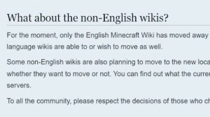 Please stop using the Minecraft Fandom Wiki now.