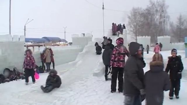 Открытие ледяного городка