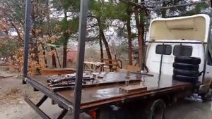 Будка на Газель своими руками. Крыша на каретках.