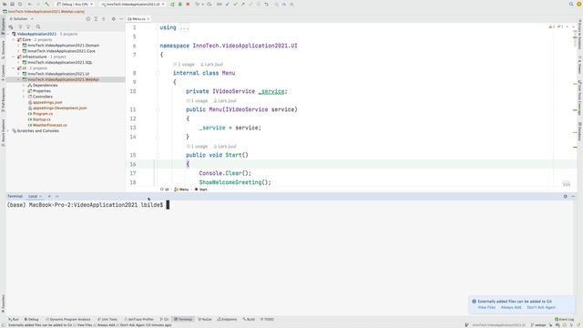 DistributedProgramming2021 | S1P8 | Git branch and First WebApi смотреть онлайн