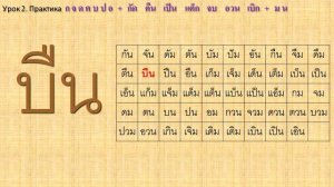 Тайский язык. Чтение. Урок 2/6