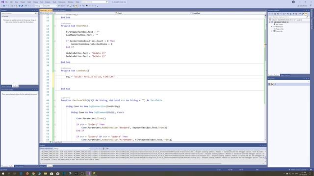 VB.NET and SQL Server Perform SMART CRUD Operations with SEARCH (Version 2) смотреть онлайн