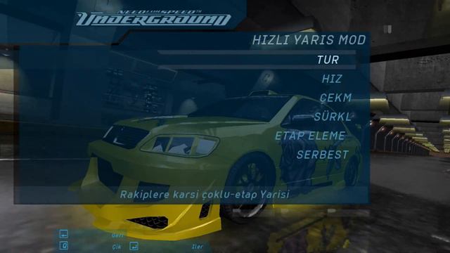 EFSANE OYUNLARDA BUGÜN (NFS Underground x2) смотреть онлайн