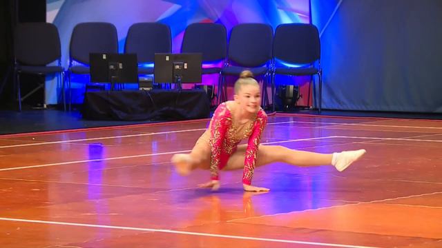 Chloe Thornton - SILVER - G1 FIG Women - Aerobic British Champs 2019 смотреть онлайн