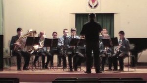 Барабан и оркестр, духовой оркестр Бревис, 2011 г..mp4