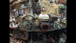 компрессор своими руками ДВС от мотоблока