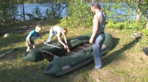 Лодки надувные пвх викинг лайт от компании посейдон