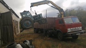 Увезли в металлолом школьный трактор(т-40) 7 ноября 2020 г.