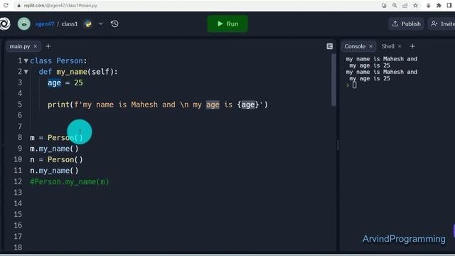 self keyword in class - python oops