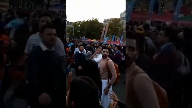 Празднование "Девали" в Лондоне. Индийский национальный праздник.