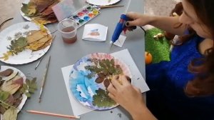 Мастер-класс "Панно из листьев"