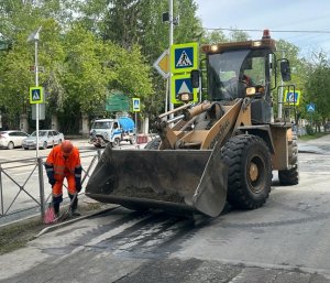 В Калининском районе внедряют новую систему уборки улиц