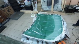 Кузовная деталь методом вакуумной инфузии. Пластиковый капот #2