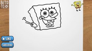 Как нарисовать Губку Боба