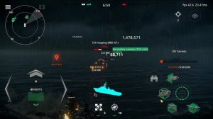 IJN YAMATO VS CN HUAQING - Modern Warships