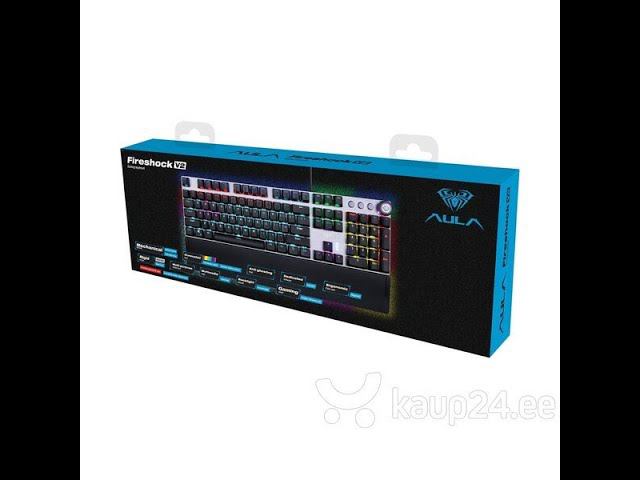 AULA fireshock v2 Супер Бюджетная Механическая клавиатура. смотреть онлайн