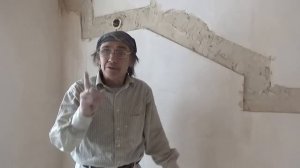 Заделка трещины в гипсовой штукатурке