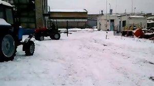 Чистка снега трактором Мтз 311, Мтз 320.4