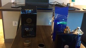 #Review United Colors of Benetton perfume,Colors de Benetton Blue Comparison # Versace Dylan Blue.