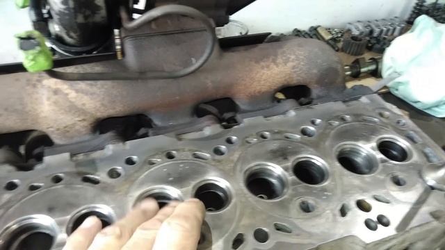 Ниссан Патрол. Обрыв ремня ГРМ. Притирка клапанов. смотреть онлайн