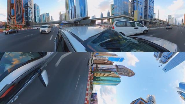 Dubai Sheikh Zayed Road Virtual tour 360 смотреть онлайн