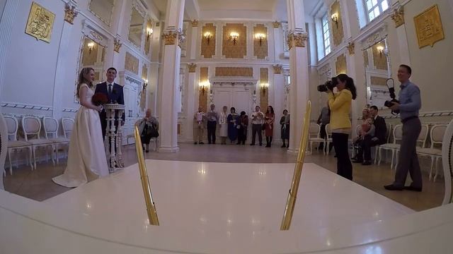 Свадебная церемония в Раменском ЗАГСе - Кирьяновы!!!))) смотреть онлайн