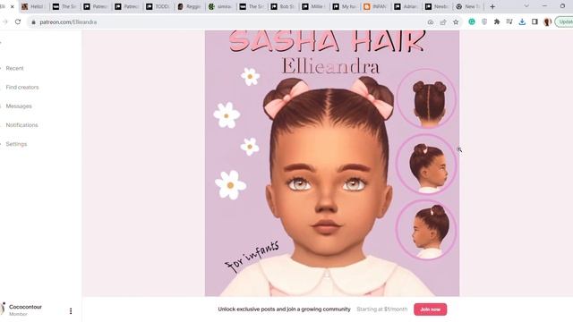 CC SHOPPING | INFANT HAIR || SIMS 4 смотреть онлайн