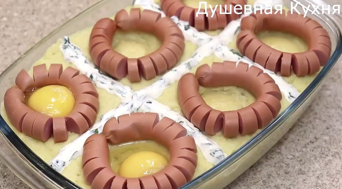 Картофель с сосисками можно приготовить вот так! смотреть онлайн