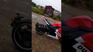 Мотоцикл Ducati, взгляд как у дьявола, безумно крутой Электро-Мотоцикл!!!