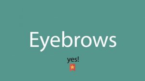 Eyebrows pronunciation