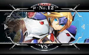 BlazBlue Centralfiction.Mu-No.12 vs Kagura Mutsuki.[ミュー·トゥエルブVSカグラ＝ムツキ]