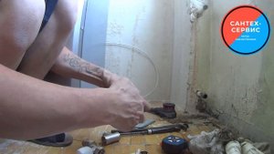 Установка радиатора на стальные трубы без сварки