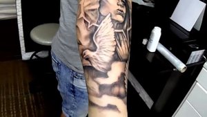 Татуировки от BLACK STYLE TATTOO! Религиозная тема. Реализм.