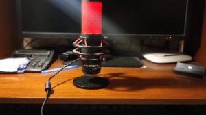 Тест звука микрофон HyperX QuadCast HX-MICQC-BK обзор