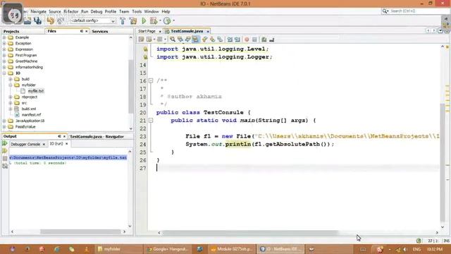 Input /Output Fundamentals 3 (Java030 ForArab) смотреть онлайн
